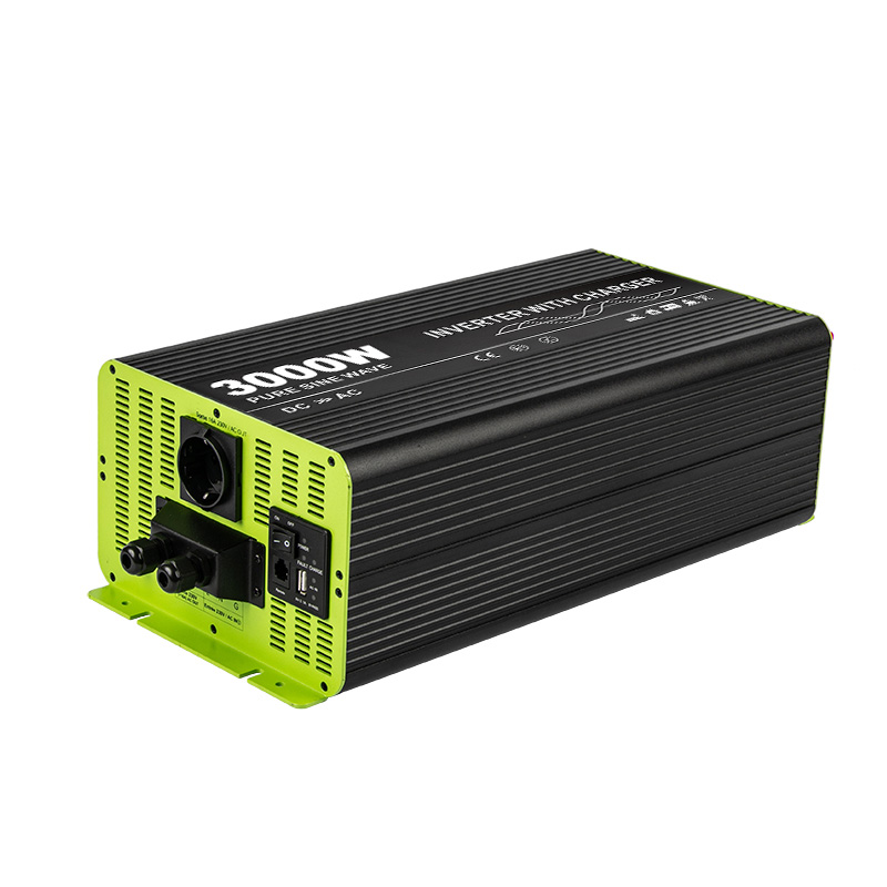 အားသွင်းကိရိယာပါရှိသော 3000W Pure Sine Wave Inverter