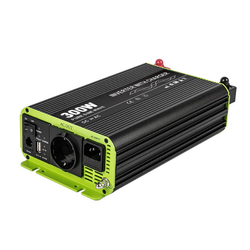 အားသွင်းကိရိယာပါရှိသော 300w Pure Sine Wave Inverter